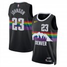 Denver Nuggets #23 Cameron Johnson City Edition  Black 2025