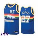 Denver Nuggets 27# Jamal Murray Blue  Throwback