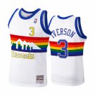 Denver Nuggets Retired Player #3 Allen Iverson White Rainbow Hardod Classics