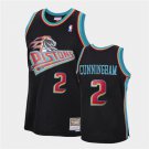 Detroit Pistons #2 Cade Cunningham Black Hardod Classics