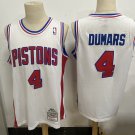 Detroit Pistons #4 Joe Dumars NBA  White Throwback