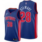 Detroit Pistons #28 Isaiah Stewart Blue Icon Edition