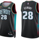 Detroit Pistons #28 Isaiah Stewart City Edition  Charcoal Navy 2025-26