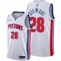 Detroit Pistons #28 Isaiah Stewart White Association Edition