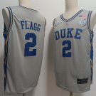 Duke Blue Devils #2 Cooper Flagg Gray Alternate College Basketball