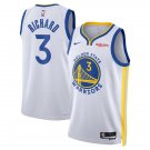 Golden State Warriors #3 Will Richard White Association Edition Swingman