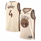 Golden State Warriors #4 Moses Moody 2025-26 Tan City Edition Swingman