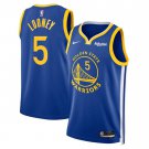 Golden State Warriors #5 Kevon Looney Icon Edition Stitched Basketball  Blue