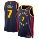 Golden State Warriors #7 Buddy Hield Navy 2024 25 City Edition Stitched Basketball
