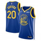 Golden State Warriors #20 Al Horford Royal Icon Edition Swingman