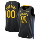 Golden State Warriors Active Player Custom Black 2024 25 Statement Edition