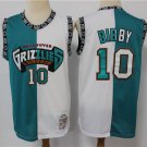 Grizzlies #10 Mike Bibby Green White Split T Tone