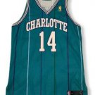 Hornets #14 Anthony Mason Basketball  Teal
