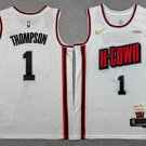 Houston Rockets #1 Amen Thompson 2024-25 White City Edition Basketball