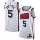 Houston Rockets #5 Fred VanVleet White 2024 25 City Edition Stitched