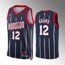 Houston Rockets #12 Steven Adams Navy Classic Edition Stitched