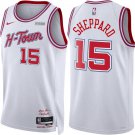 Houston Rockets #15 Reed Sheppard White 2025-26 Stitched City Edition