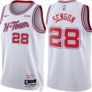 Houston Rockets #28 Alperen Sengun  City Edition Basketball  White