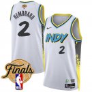 Indiana Pacers #2 Andrew Nembhard White 202425 City Edition Stitched Basketball