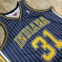 Indiana Pacers #31 Reggie Miller Stitched AU  Black 1994-1995