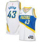 Indiana Pacers #43 Pascal Siakam City Edition Basketball  White 2025-26