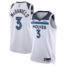 Jaden McDaniels Minnesota Timberlves 2024 Association Edition White