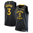Jordan Brand Will Richard Black Golden State Warriors Badge Swingman  Statement Edition