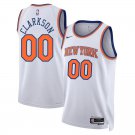 Jordan Clarkson #00 New York Knicks Association Edition  White