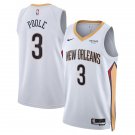 Jordan Poole White New Orleans Pelicans Swingman Badge  - Association Edition