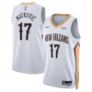 Karlo Matkovic White New Orleans Pelicans Swingman Badge  - Association Edition