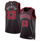 Kevin Huerter #13 Chicago Bulls Statement Edition Stripe  Black