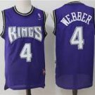 Kings #4 Chris Webber Purple Basketball