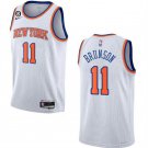 Knicks #11 Jalen Brunson Assocition  White