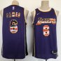 LA Lakers #6 LeBron James USA Flag  Purple