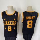 Lakers #8 Kobe Bryant Black Throwback  Four Stars 2004-2005