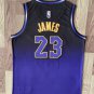 Lakers #23 LeBron James Basketball City  Purple 2025
