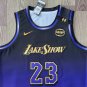 Lakers #23 LeBron James Basketball City  Purple 2025