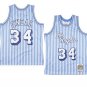 Lakers #34 Shaquille O'Neal White 1996-97 Hardod Classics Throwback
