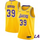 Lakers #39 Dwight Howard Icon  Yellow Golden
