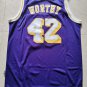 Lakers #42 James rthy  Purple Big Game James