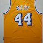 Lakers #44 Jerry West Throwback Basketball  Yellow