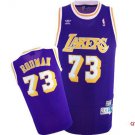 Lakers #73 Dennis Rodman  Purple Throwback