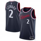 Los Angeles Clippers #2 Kawhi Leonard 2024-25 Icon Edition Basketball  Navy