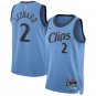Los Angeles Clippers #2 Kawhi Leonard Light Blue 2024 25 CityEdition Stitched