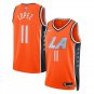 Los Angeles Clippers #11 Brook Lopez City Edition Stitched  Orange