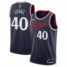 Los Angeles Clippers #40 Ivica Zubac Icon Edition  Navy