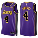 Los Angeles Lakers #4 Dalton Knecht Purple Draft Statement Edition