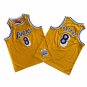 Los Angeles Lakers #8 Kobe Bryant Yellow Basketball  Retro 2026