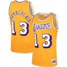 Los Angeles Lakers #13 Wilt Chamberlain Basketball  Yellow