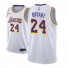 Los Angeles Lakers #24 Kobe Bryant White Basketball